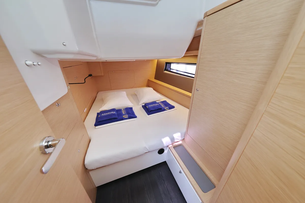 Cabin on Funk, a Dufour 44 sailboat at Grad Vodice, Croatia