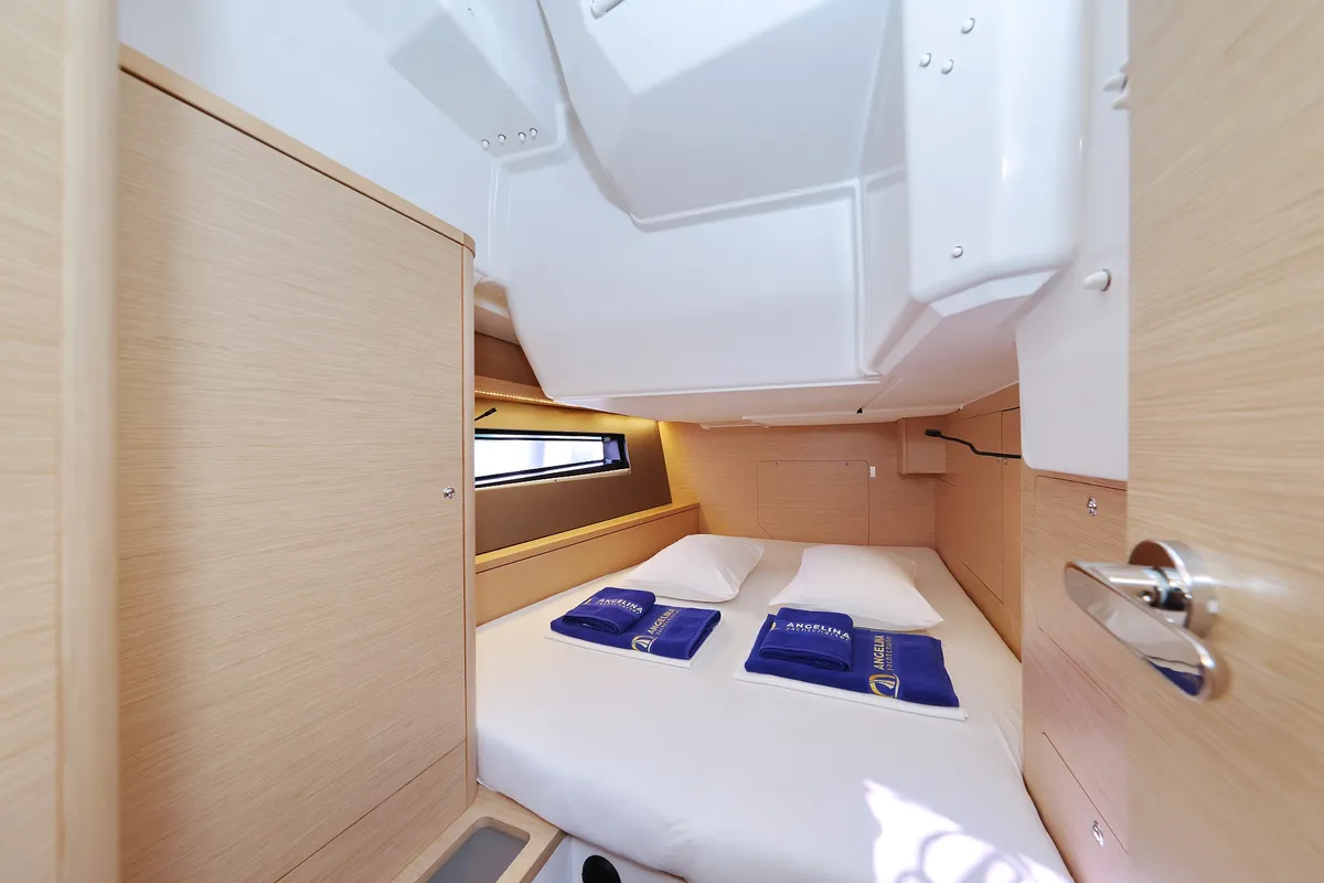Cabin on Funk, a Dufour 44 sailboat at Grad Vodice, Croatia