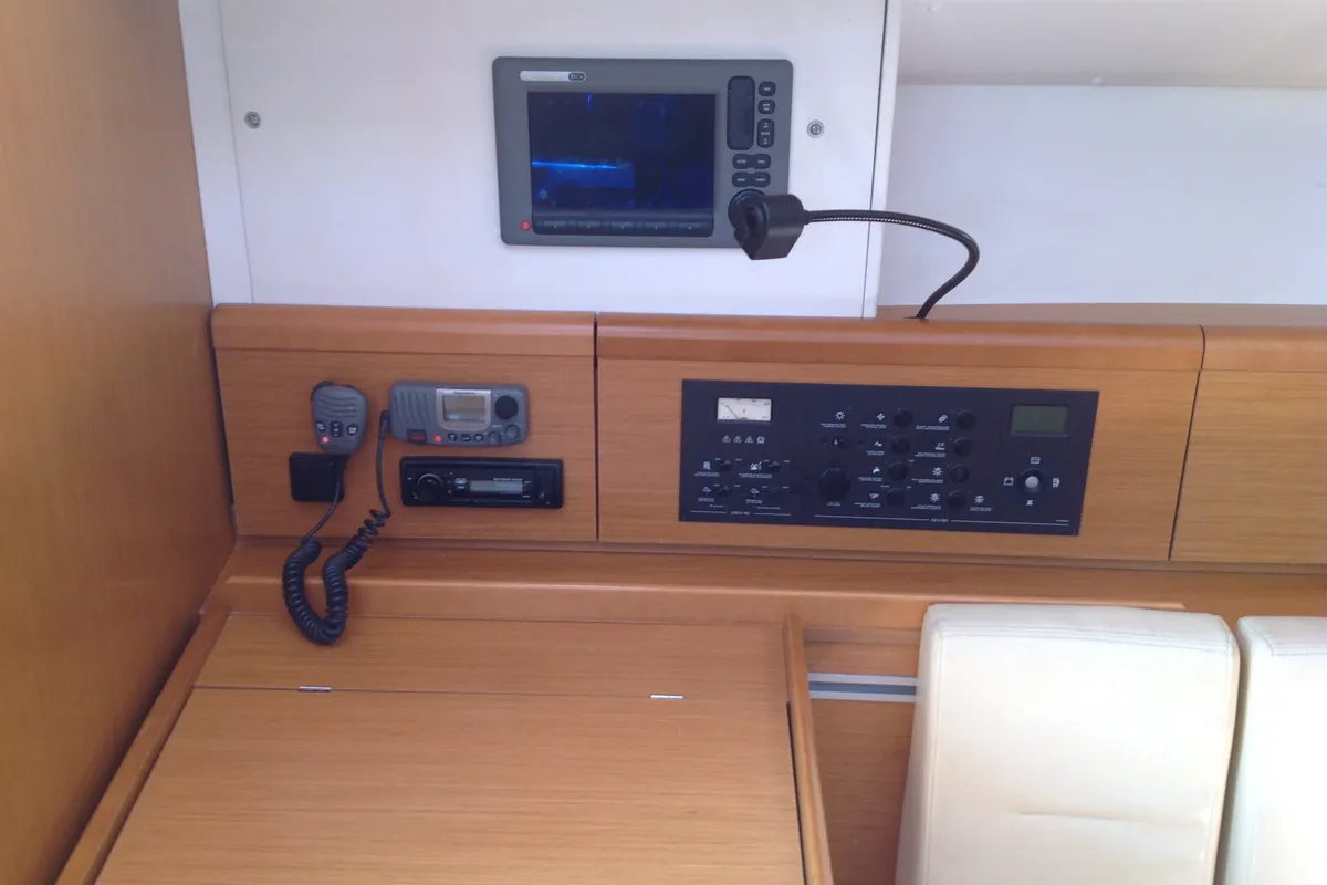 Gemini, a Jeanneau Sun Odyssey 42 i sailboat at Olbia, Italy