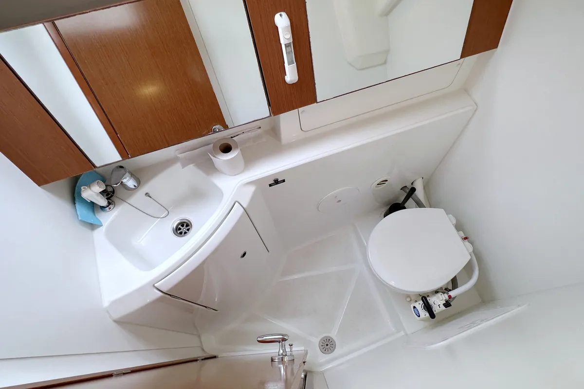 Head on Poldi, a Beneteau Oceanis 31 sailboat at Heiligenhafen, Germany
