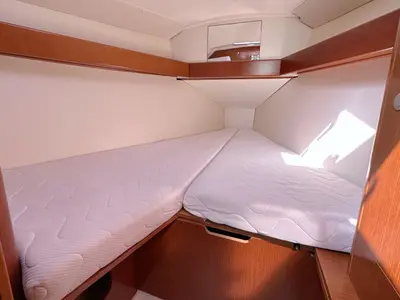 Cabin on Poldi, a Beneteau Oceanis 31 sailboat at Heiligenhafen, Germany