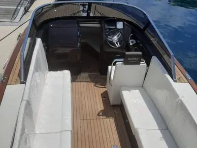 Deck of Nera, a Gulet Motorboat motorboat at Herceg Novi, Montenegro