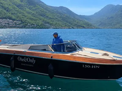 Exterior view of Nera, a Gulet Motorboat motorboat at Herceg Novi, Montenegro