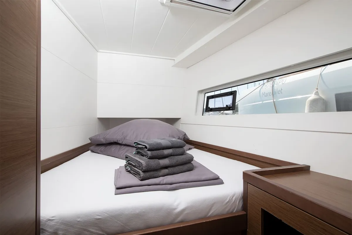 Cabin on Mare Negroni, a Lagoon 40 catamaran at Općina Medulin, Croatia