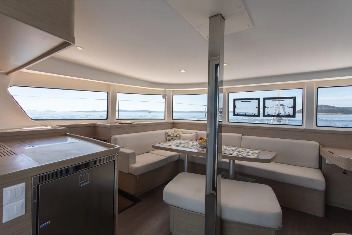 Salon of Gioia, a Lagoon 42 catamaran at Općina Rogoznica, Croatia