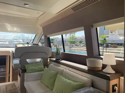 Salon of Sundowner, a Beneteau Monte Carlo 5 motorboat at Grad Trogir, Croatia