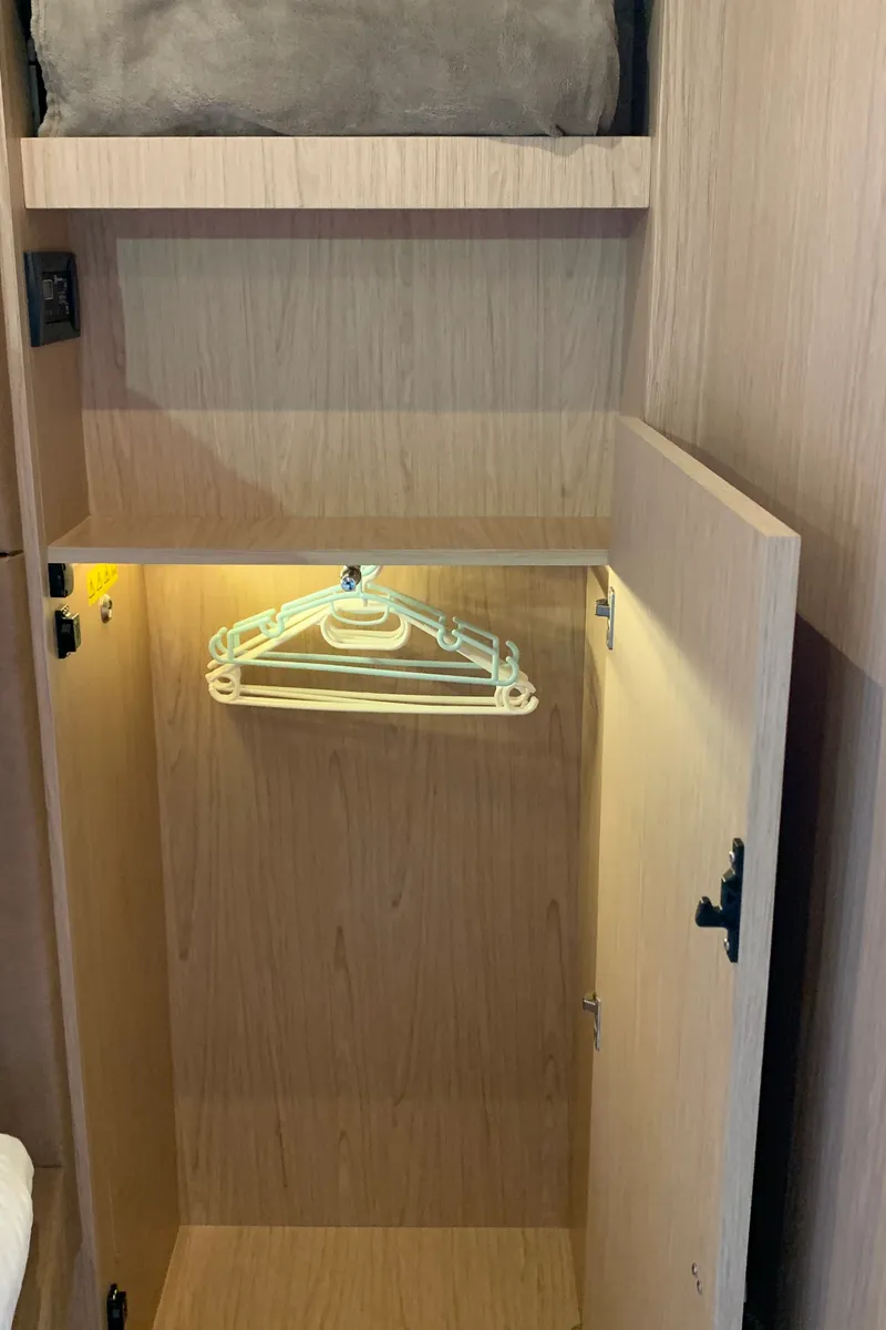 Cabin on Sundowner, a Beneteau Monte Carlo 5 motorboat at Grad Trogir, Croatia