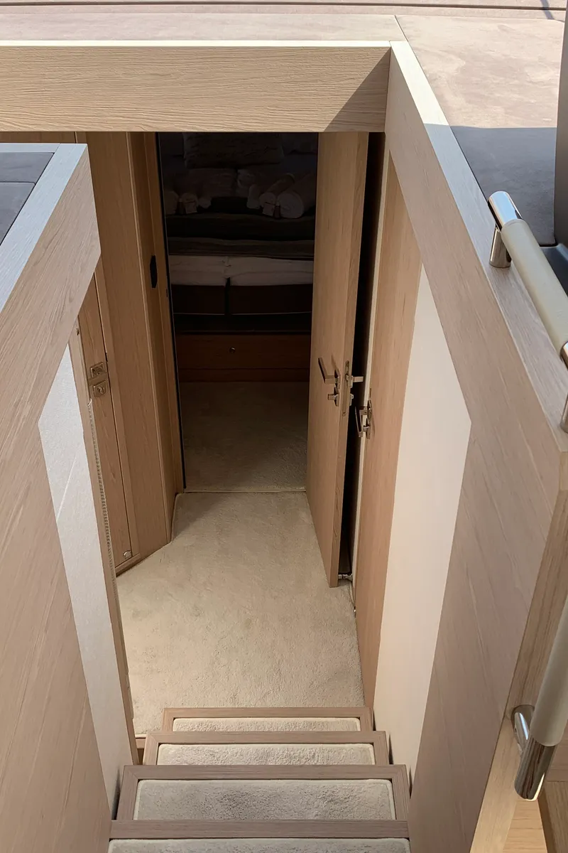Galley of Sundowner, a Beneteau Monte Carlo 5 motorboat at Grad Trogir, Croatia