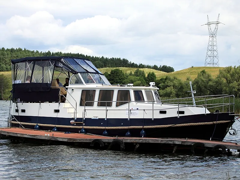 Exterior view of Nautiner 40.3 AFT, a Nautiner 40.3 AFT motorboat at Wilkasy, Poland