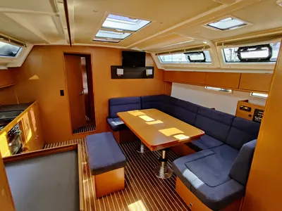 Salon of Val4, a Bavaria Cruiser 46 sailboat at Općina Sukošan, Croatia