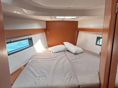 Cabin on Silver VII, a Bavaria C42 sailboat at Athens, Greece