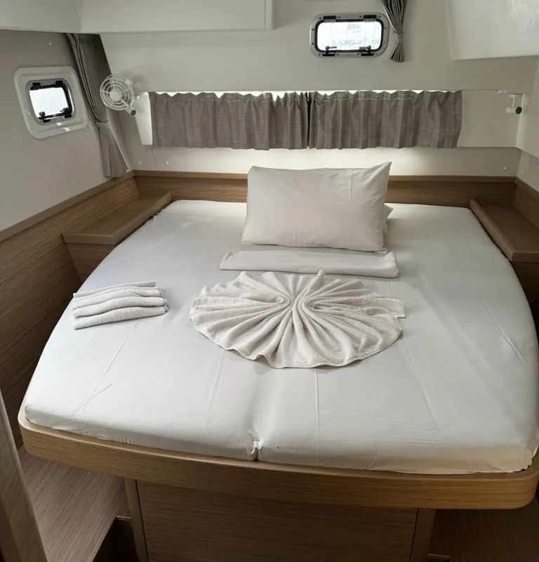 Cabin on Star VI, a Lagoon 42 catamaran at Alameda, United States
