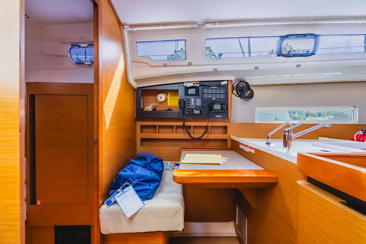 Tola Sunrise, a Jeanneau Sun Odyssey 410 sailboat at Road Town, British Virgin Islands