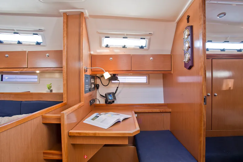 Salon of Astros, a Bavaria Cruiser 41 sailboat at Grad Šibenik, Croatia