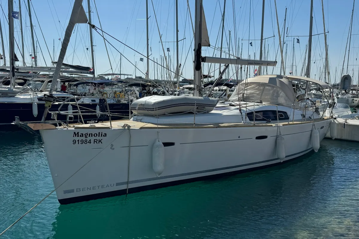Exterior view of Magnolia, a Beneteau Oceanis 43 sailboat at Općina Sukošan, Croatia