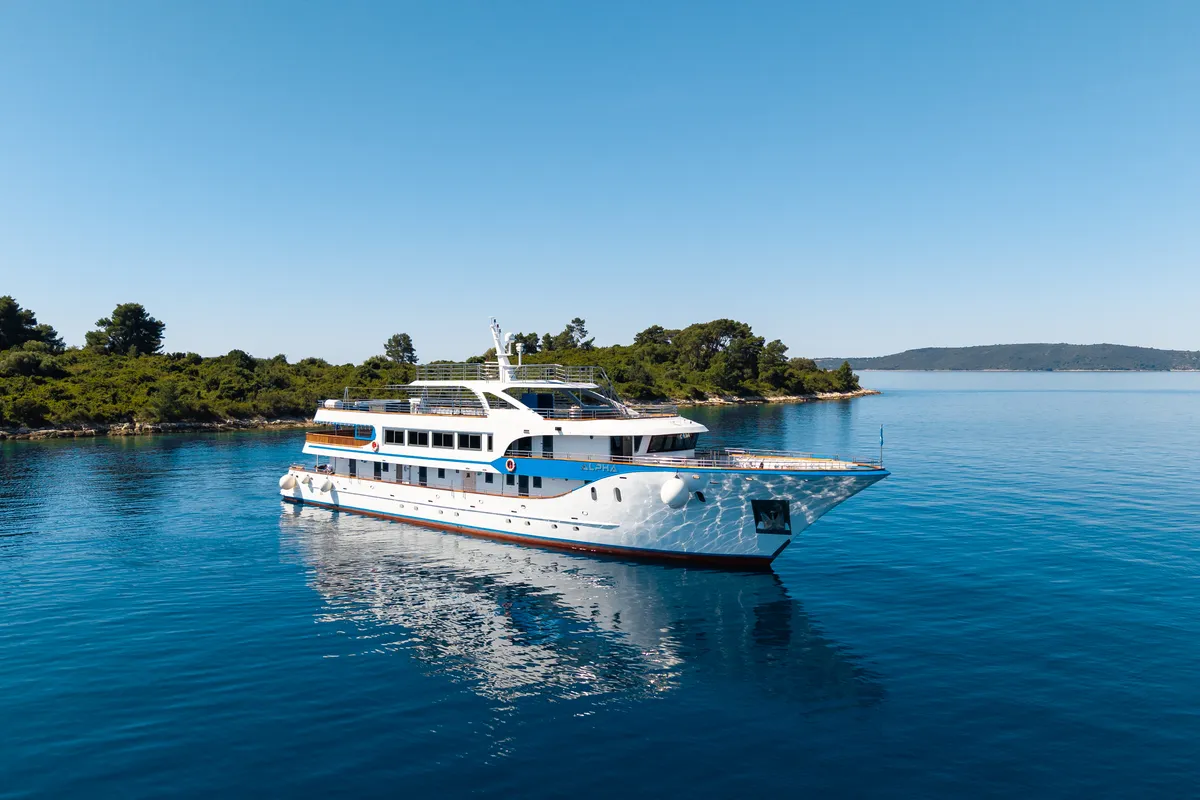 Alpha, a Luxury Motor Yacht motor yacht at Dubrovnik, Croatia