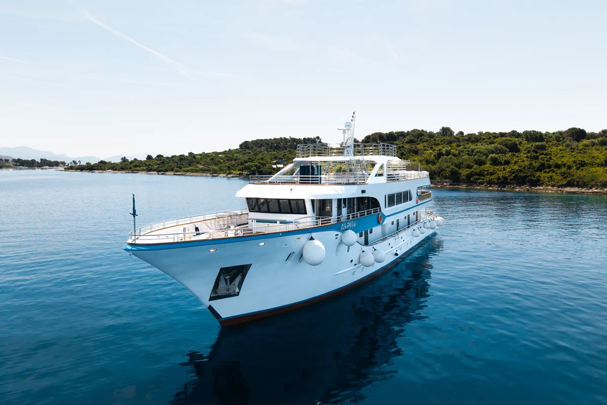 Alpha, a Luxury Motor Yacht motor yacht at Dubrovnik, Croatia