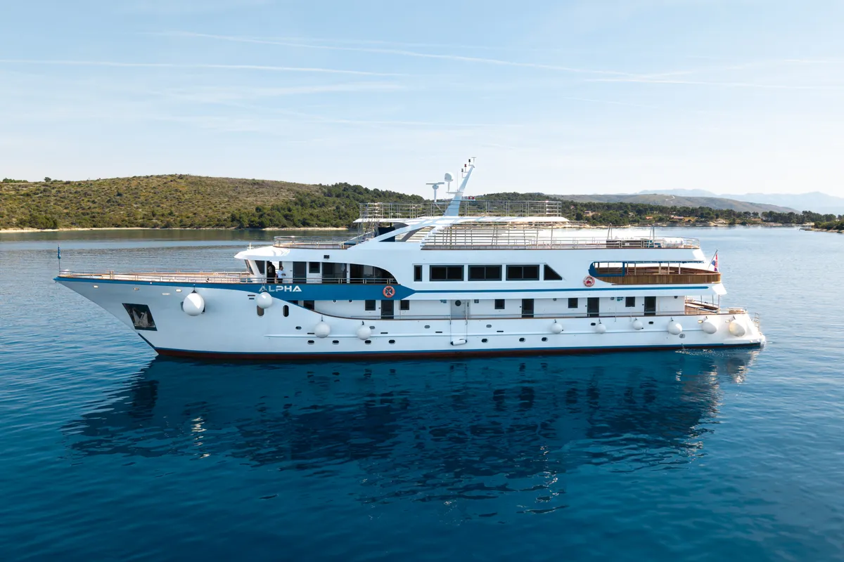 Alpha, a Luxury Motor Yacht motor yacht at Dubrovnik, Croatia