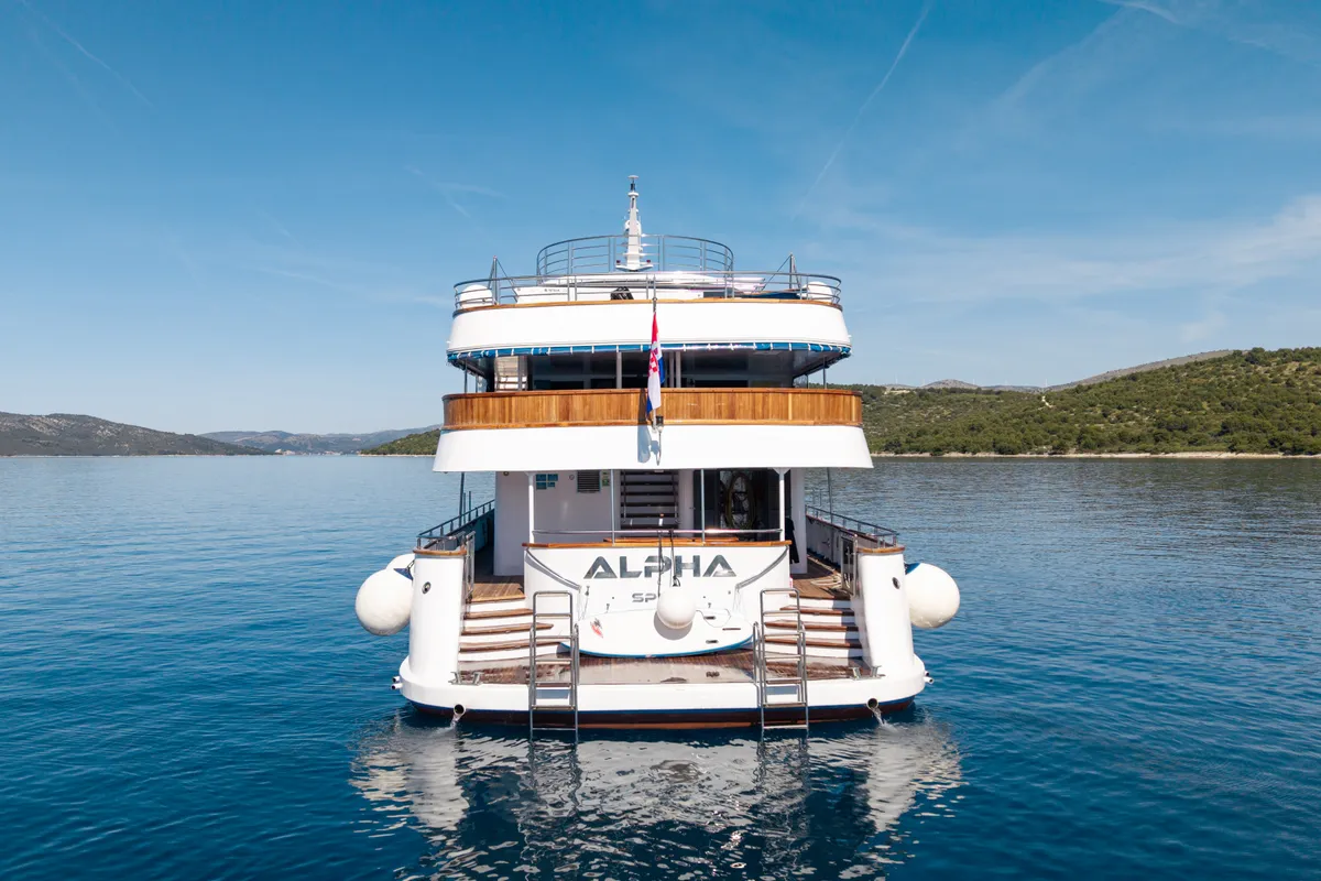 Alpha, a Luxury Motor Yacht motor yacht at Dubrovnik, Croatia