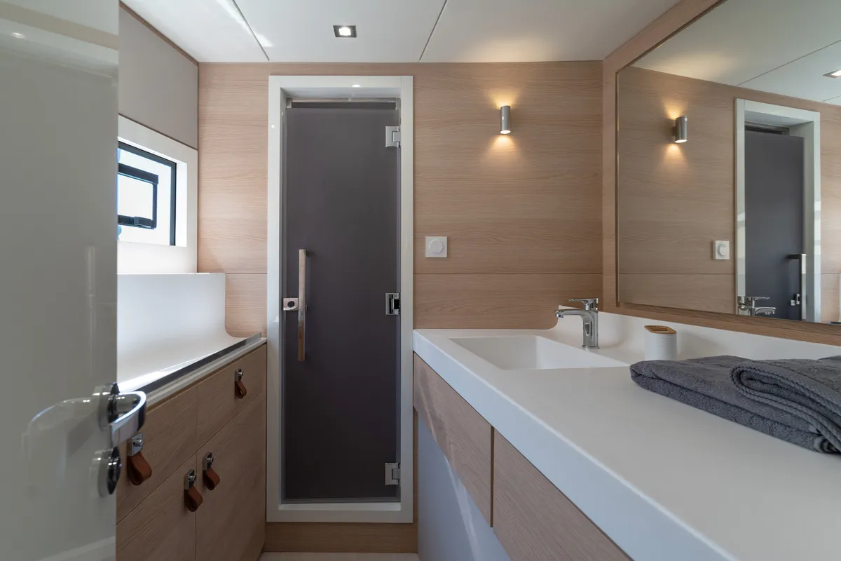 Head on Premium +, a Aventura 45 catamaran at Dénia, Spain