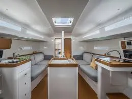Salon of OSICA, a Beneteau First 36 sailboat at Izola / Isola, Slovenia