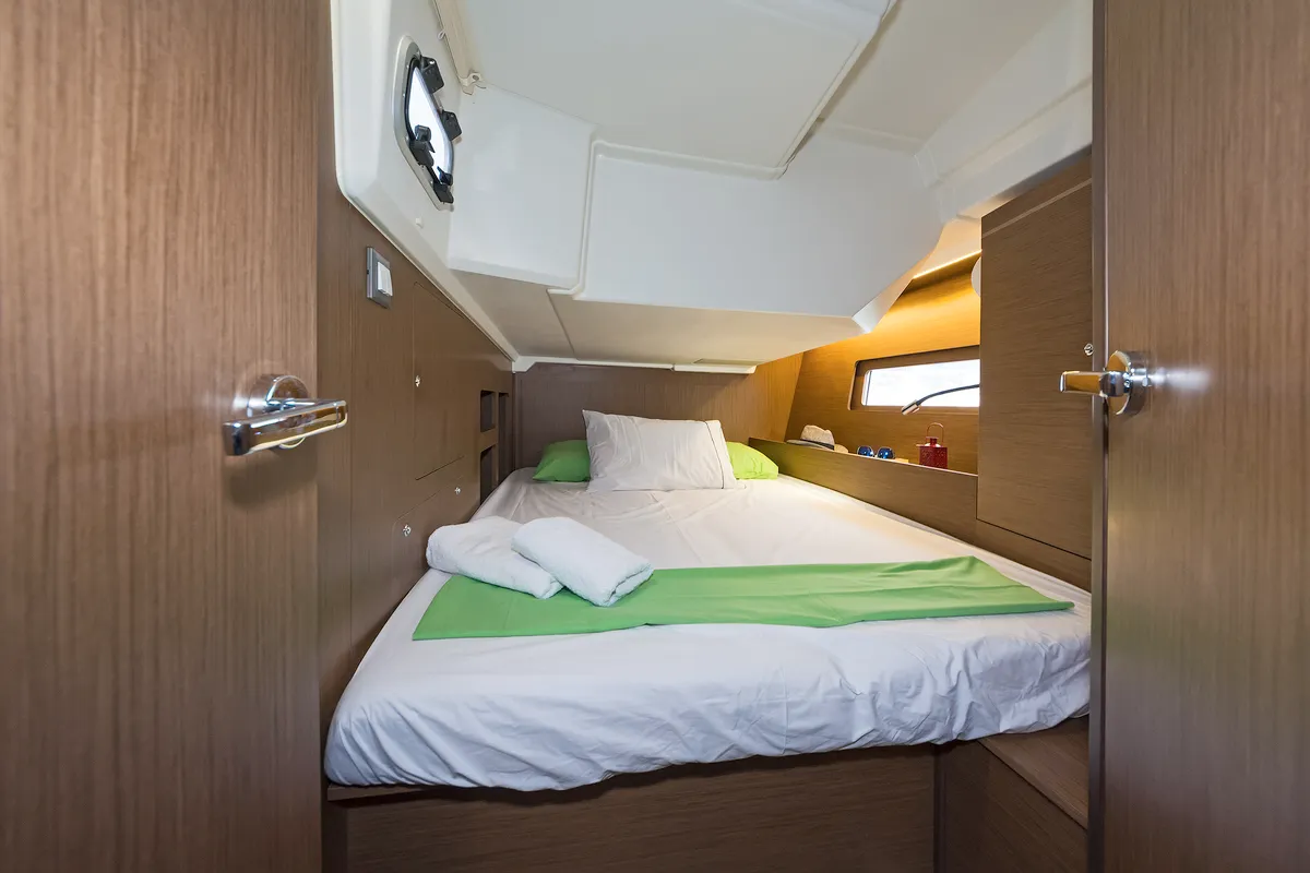 Cabin on Rebekka Blue, a Beneteau Oceanis 46.1 sailboat at Municipal Unit of Rhodes, Greece