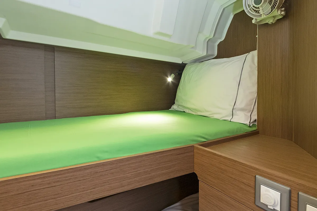 Cabin on Rebekka Blue, a Beneteau Oceanis 46.1 sailboat at Municipal Unit of Rhodes, Greece