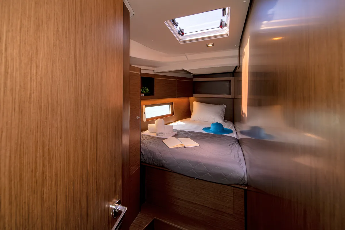Cabin on Rebekka Blue, a Beneteau Oceanis 46.1 sailboat at Municipal Unit of Rhodes, Greece