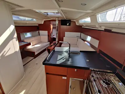Galley of Tina, a Hanse 418 sailboat at Općina Sukošan, Croatia