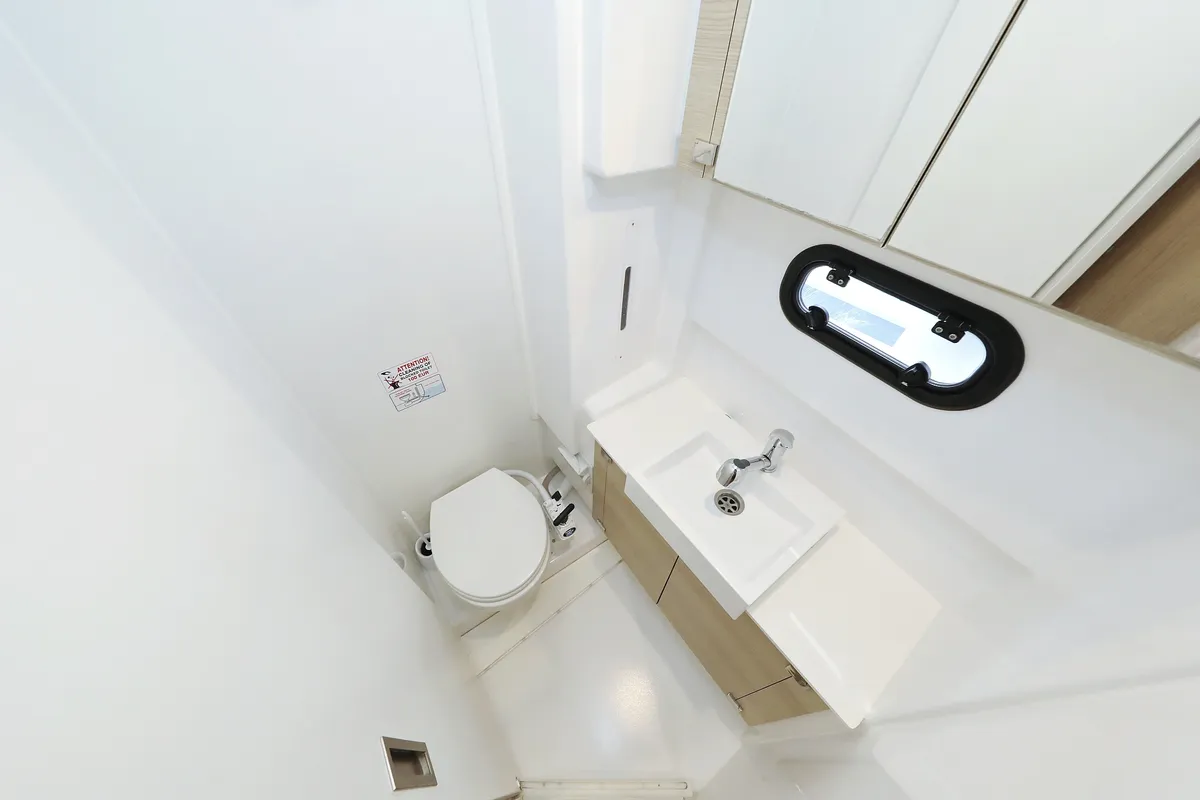 Sea Lounge, a Bali 4.1 catamaran at Grad Biograd na Moru, Croatia