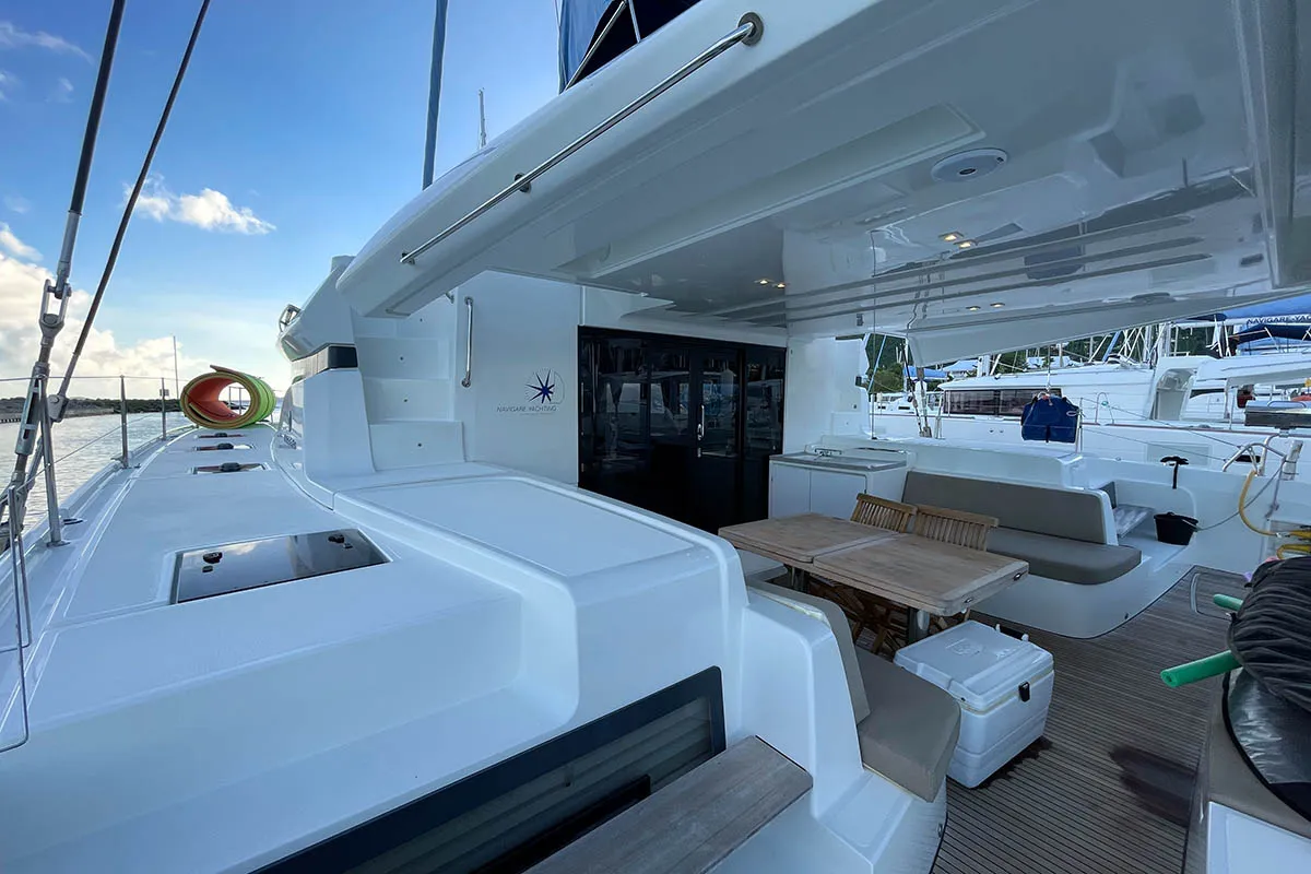 CU Sailing (Docs Holiday), a Lagoon 50 catamaran at Road Town, British Virgin Islands