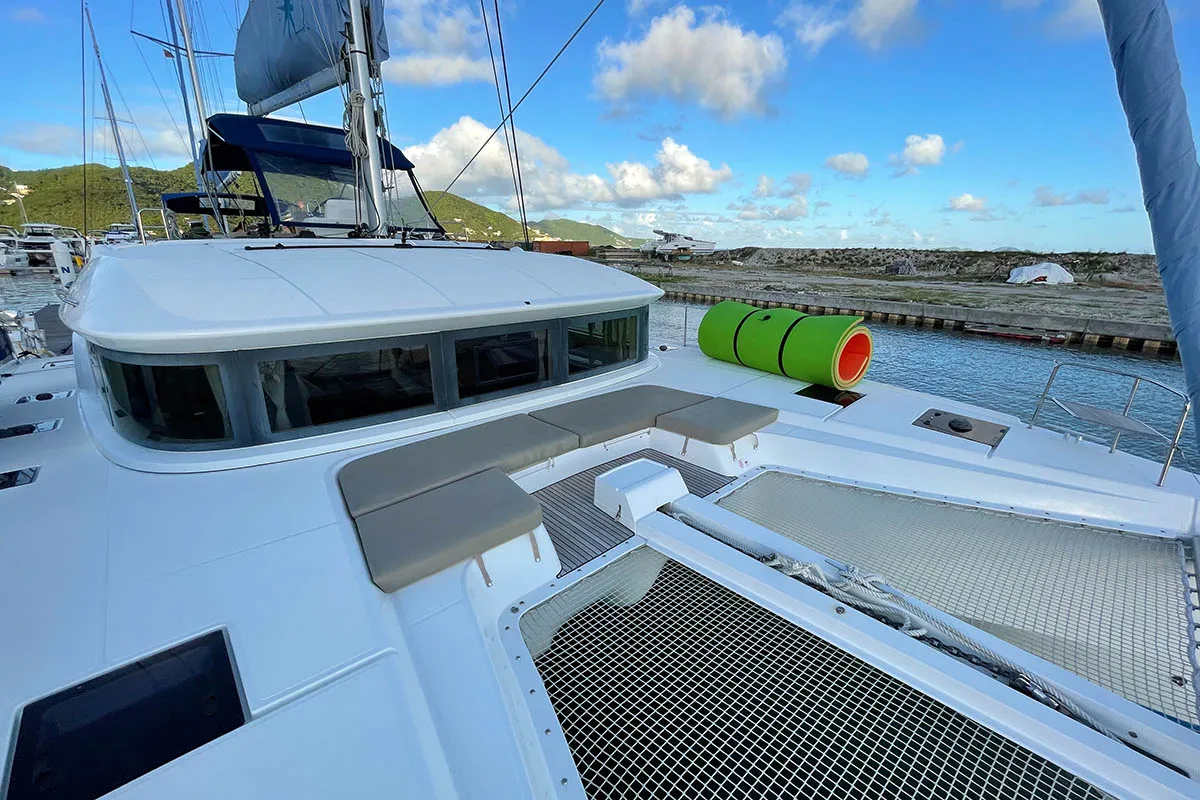 CU Sailing (Docs Holiday), a Lagoon 50 catamaran at Road Town, British Virgin Islands