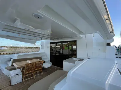 CU Sailing (Docs Holiday), a Lagoon 50 catamaran at Road Town, British Virgin Islands
