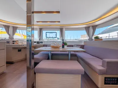 Galley of Felicita, a Lagoon 46 catamaran at Split, Croatia