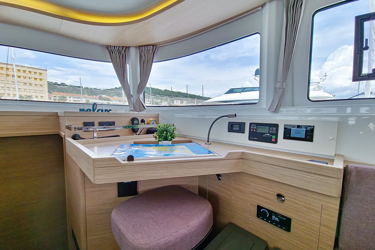 Cabin on Felicita, a Lagoon 46 catamaran at Split, Croatia