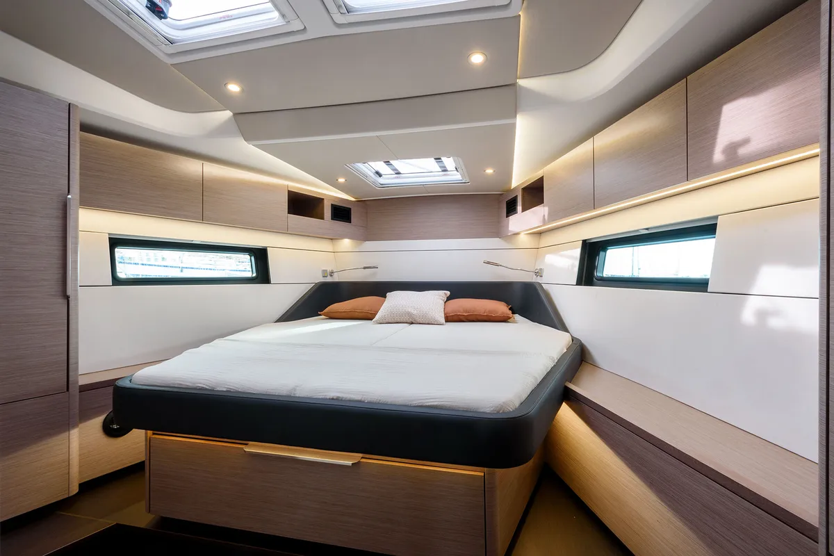 Cabin on Orsasei - Owner version, A/C,  Water maker, Solar Panel, a Hanse 460 sailboat at Cannigione, Italy