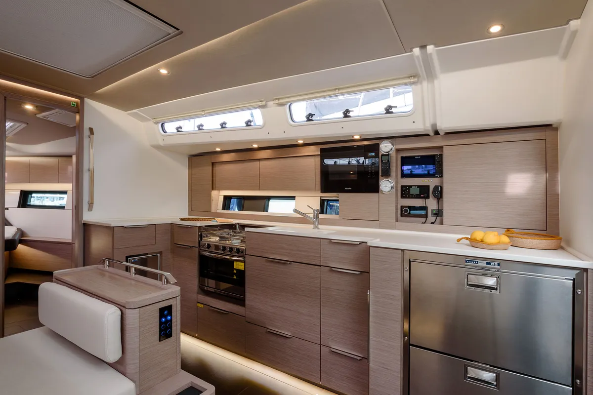 Galley of Orsasei - Owner version, A/C, Water maker, Solar Panel, a Hanse 460 sailboat at Cannigione, Italy