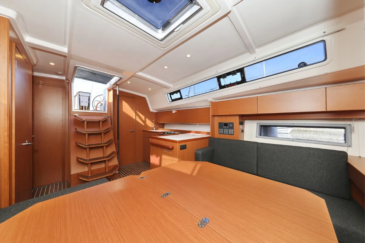 Salon of Summertime, a Bavaria C42 sailboat at Pirovac, Croatia