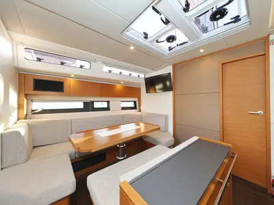 Salon of Alma - OW, a Hanse 510 sailboat at Seget Donji, Croatia