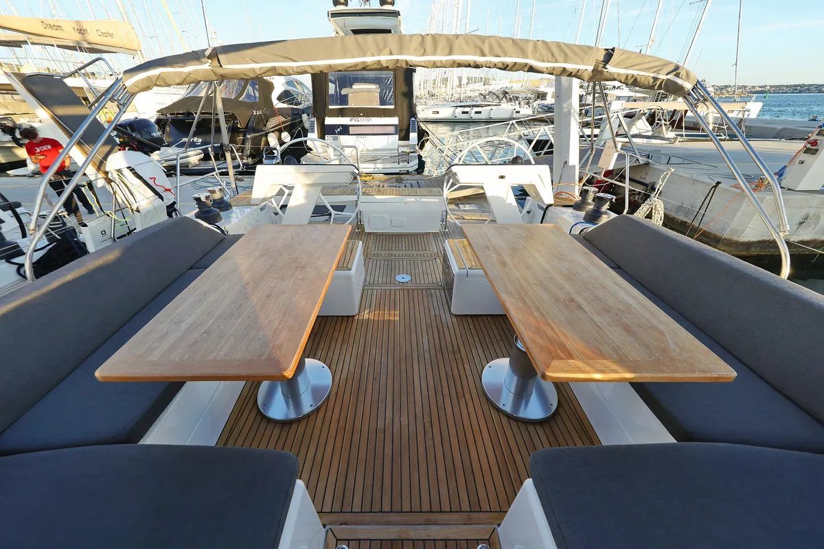 Alma, a Hanse 510 sailboat at Seget Donji, Croatia