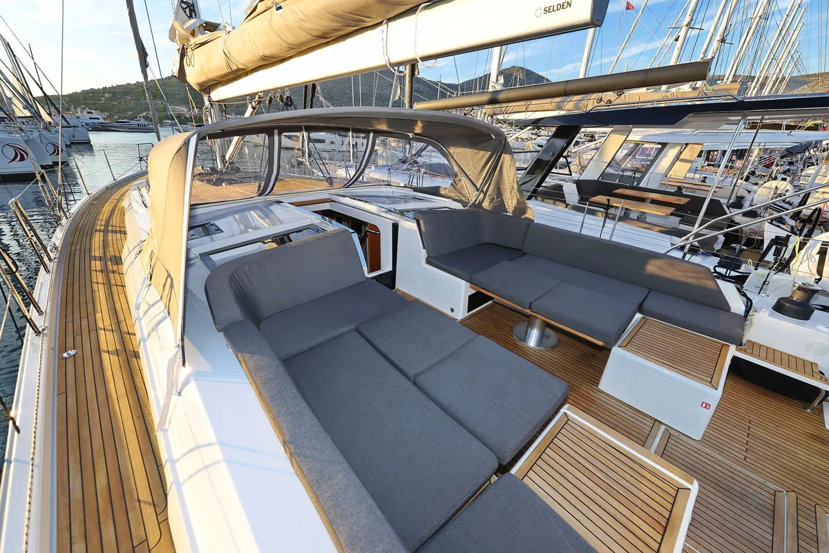 Alma, a Hanse 510 sailboat at Seget Donji, Croatia