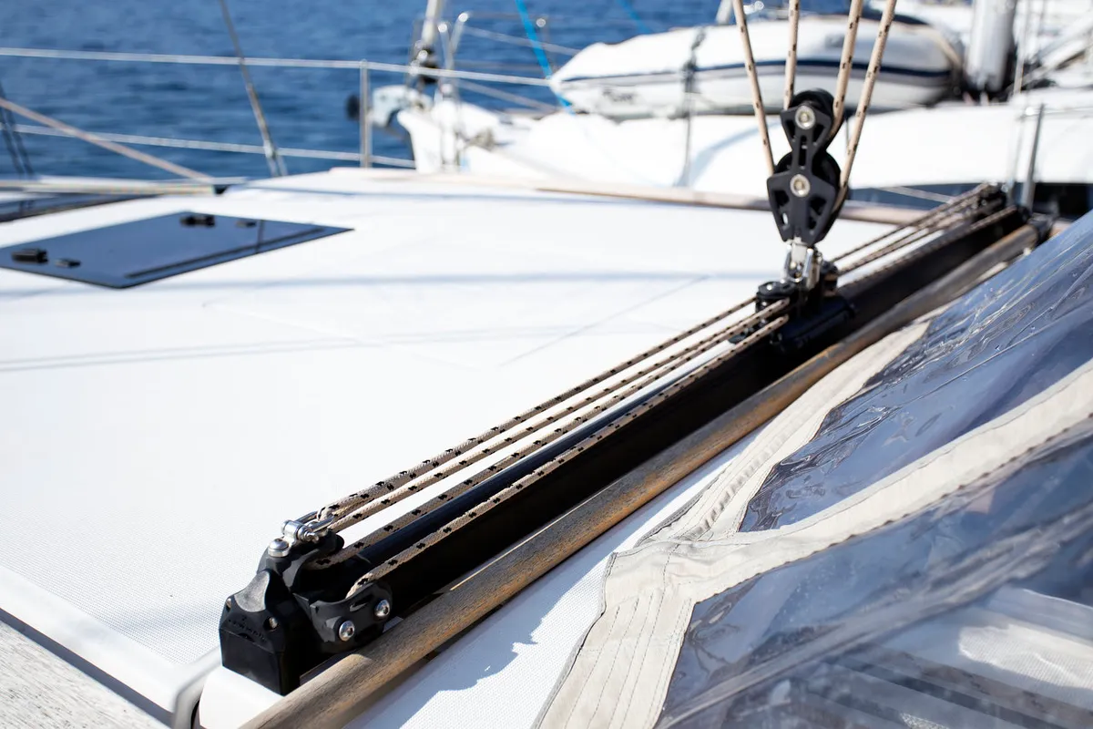 Galley of Skyra, a Dufour 412 GL sailboat at Grad Pula, Croatia