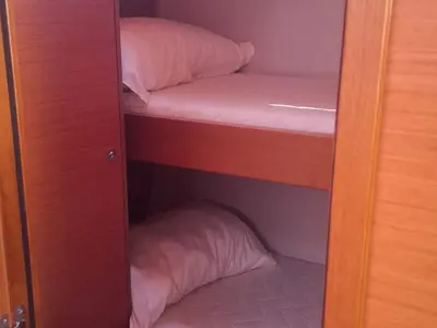Cabin on Atua, a Dufour 530 sailboat at Tonnarella, Italy