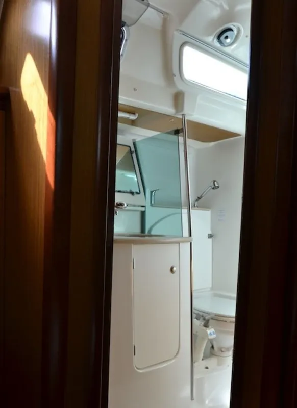 Head on Don Pepe, a Jeanneau Sun Odyssey 49 sailboat at Santa Maria di Leuca, Italy