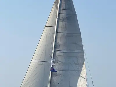 Don Pepe, a Jeanneau Sun Odyssey 49 sailboat at Santa Maria di Leuca, Italy