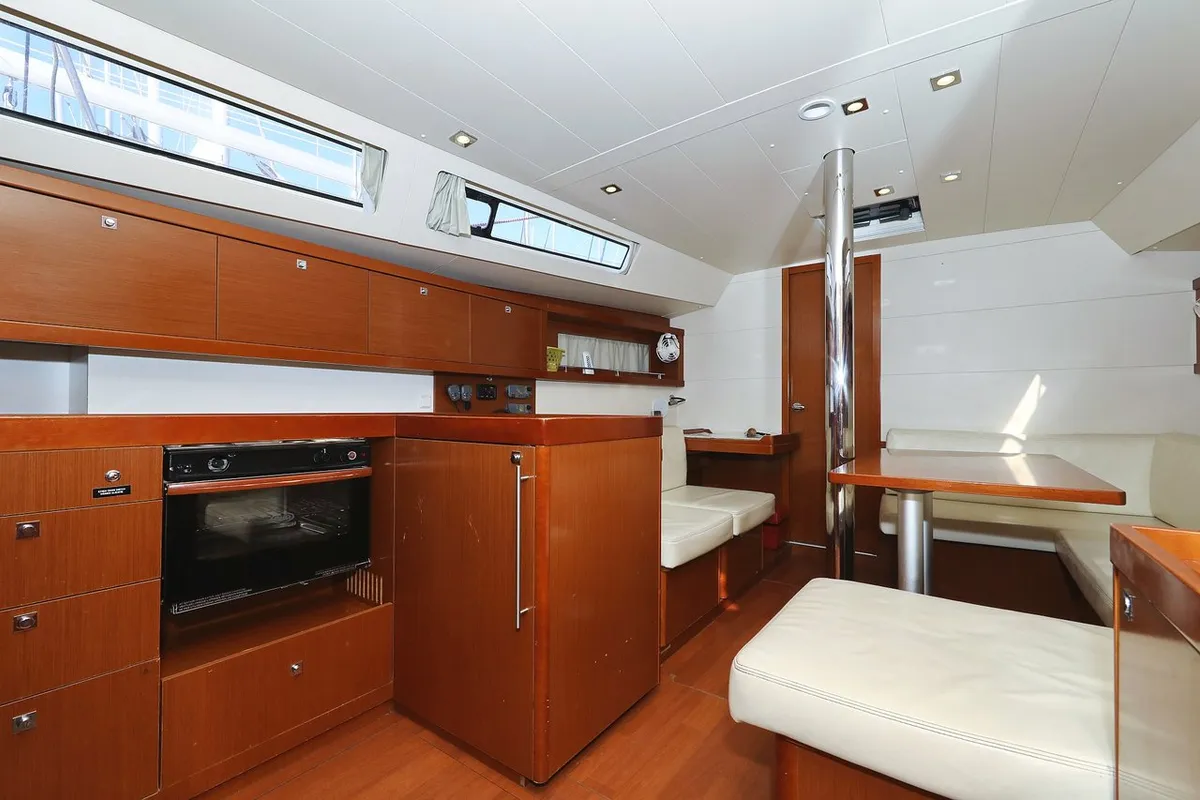 Salon of Hope, a Beneteau Oceanis 41 sailboat at Zadar, Croatia