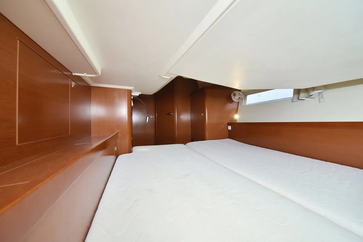 Cabin on Hope, a Beneteau Oceanis 41 sailboat at Zadar, Croatia
