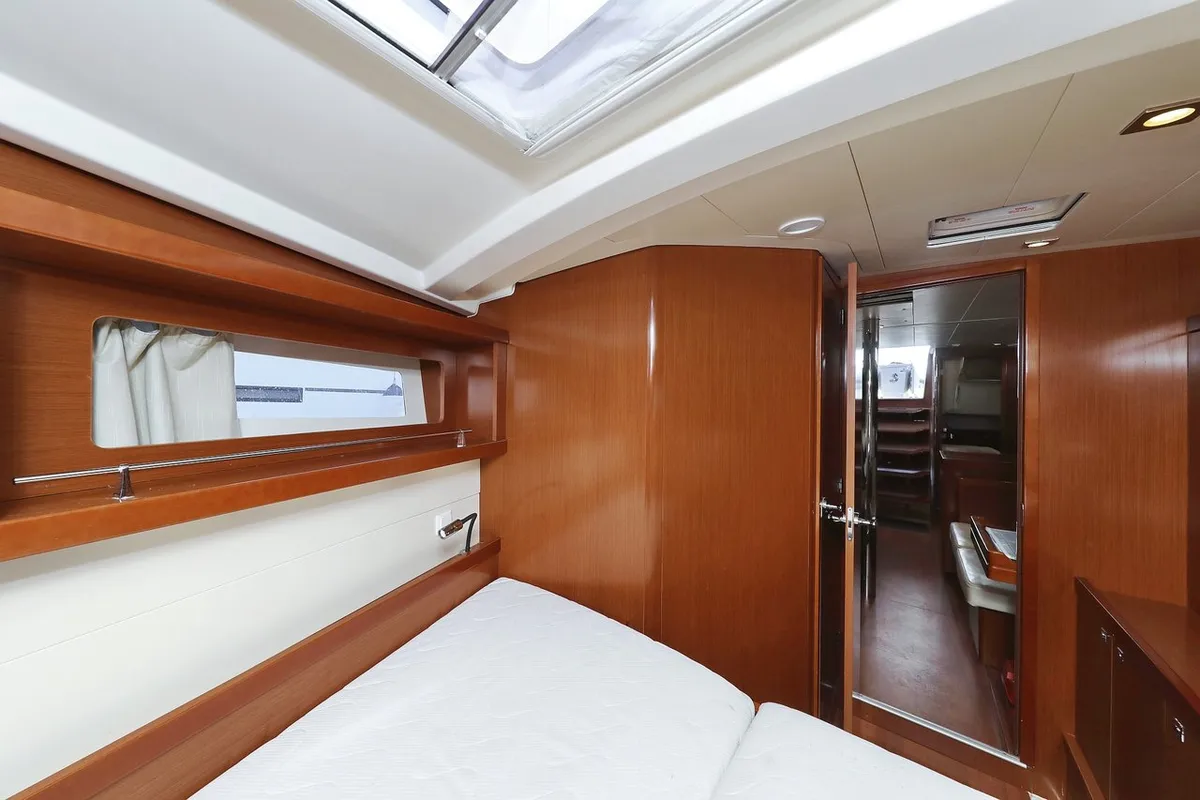 Cabin on Hope, a Beneteau Oceanis 41 sailboat at Zadar, Croatia