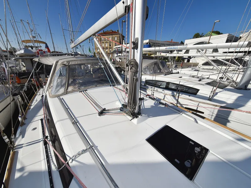 Deck of Hope, a Beneteau Oceanis 41 sailboat at Zadar, Croatia
