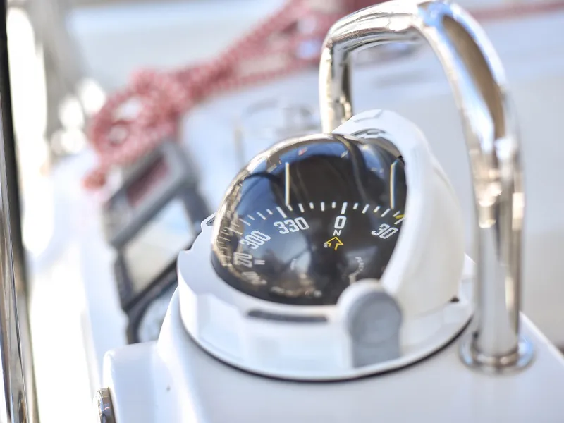 Cockpit of Hope, a Beneteau Oceanis 41 sailboat at Zadar, Croatia